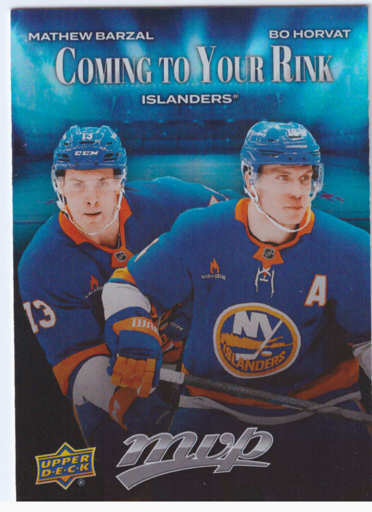 2025/26 MVP – Matthew Barzal, Bo Horvat New York Islanders CR-18