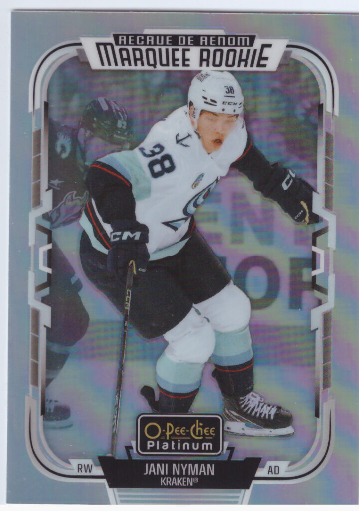 2025/26 O-Pee-Chee Platinum – Jani Nyman Seattle Kraken 251