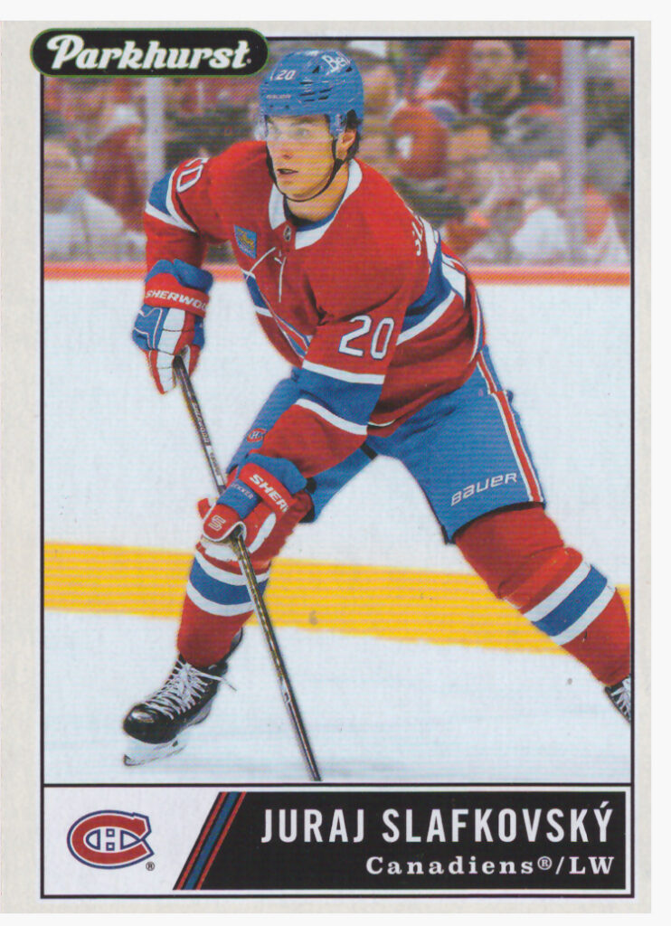 2025/26 Parkhurst – Juraj Slafkovský Montreal Canadiens 130