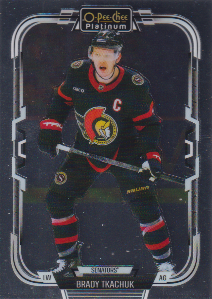 2025/26 O-Pee-Chee Platinum – Brady Tkachuk Ottawa Senators 122