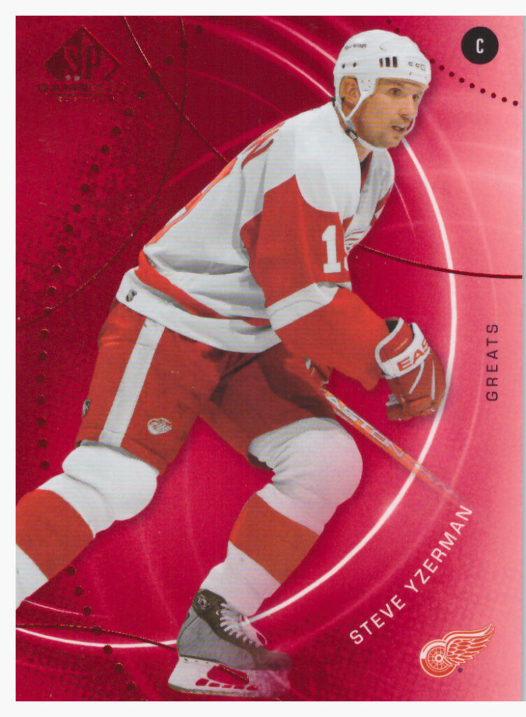 2025/26 SP Game Used – Steve Yzerman Detroit Red Wings 163