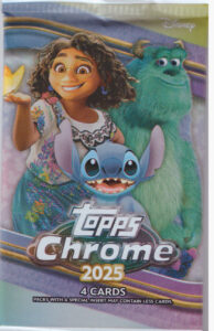 2025 Topps Chrome Disney blaster balíček