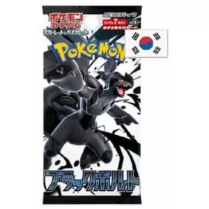 Pokémon Black Bolt booster balíček (kórejský)