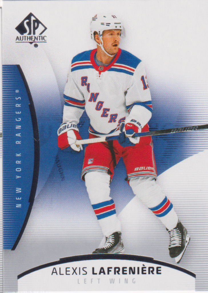2025/26 SP Authentic – Alexis Lafreniere New York Rangers 37