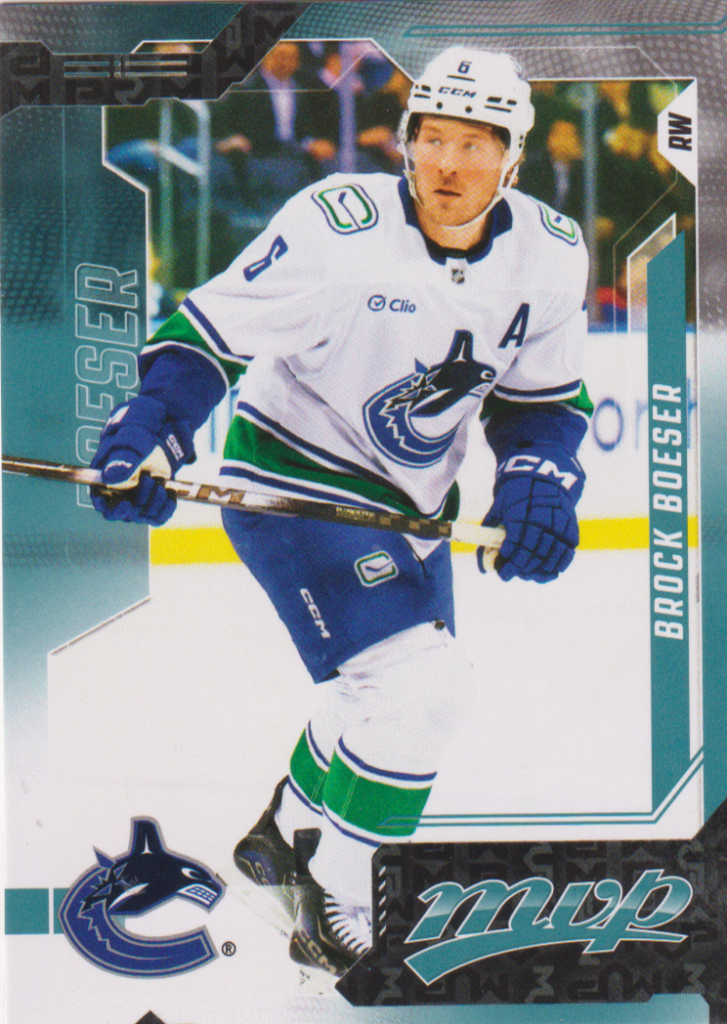 2026/27 MVP – Brock Boeser Vancouver Canucks 170