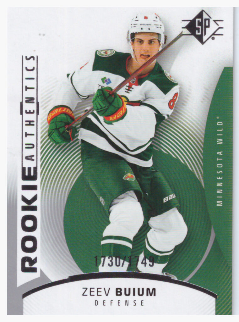 2025/26 UD SP – Zeev Buium Minnesota Wild 113   /1749