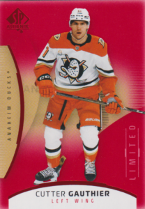 2025/26 SP Authentic – Cutter Gauthier Anaheim Ducks 62