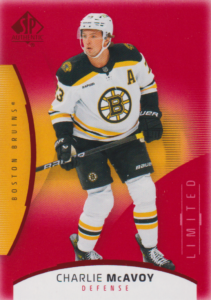2025/26 SP Authentic – Charlie McAvoy Boston Bruins 93