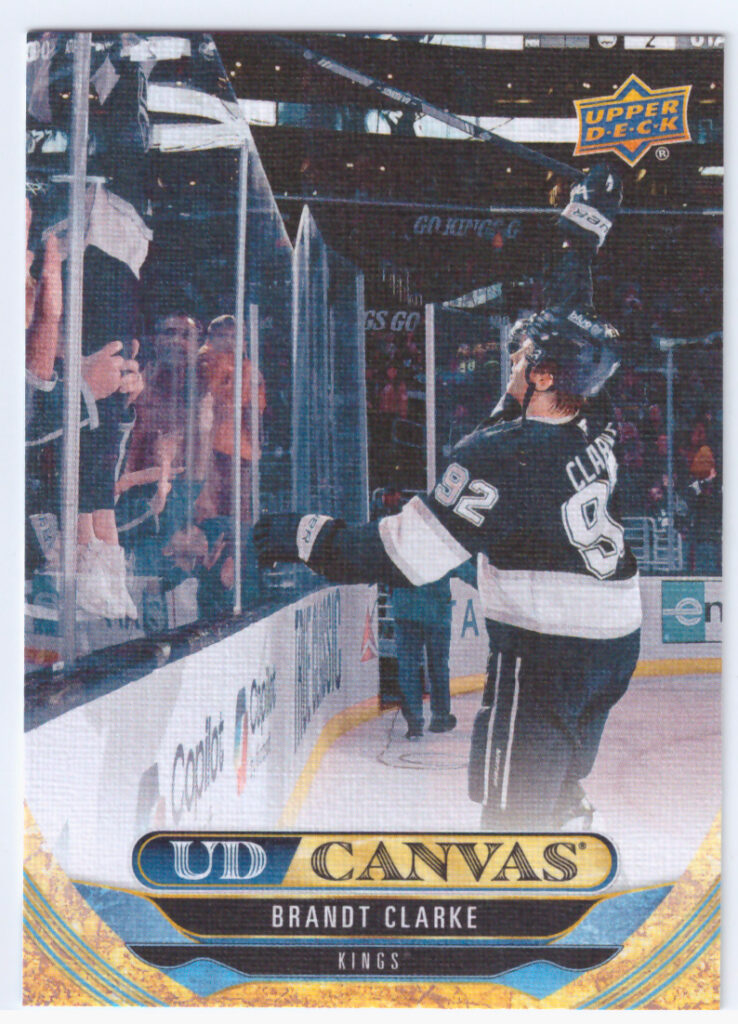 2024/25 UD Extended – Brandt Clarke Los Angeles Kings C334