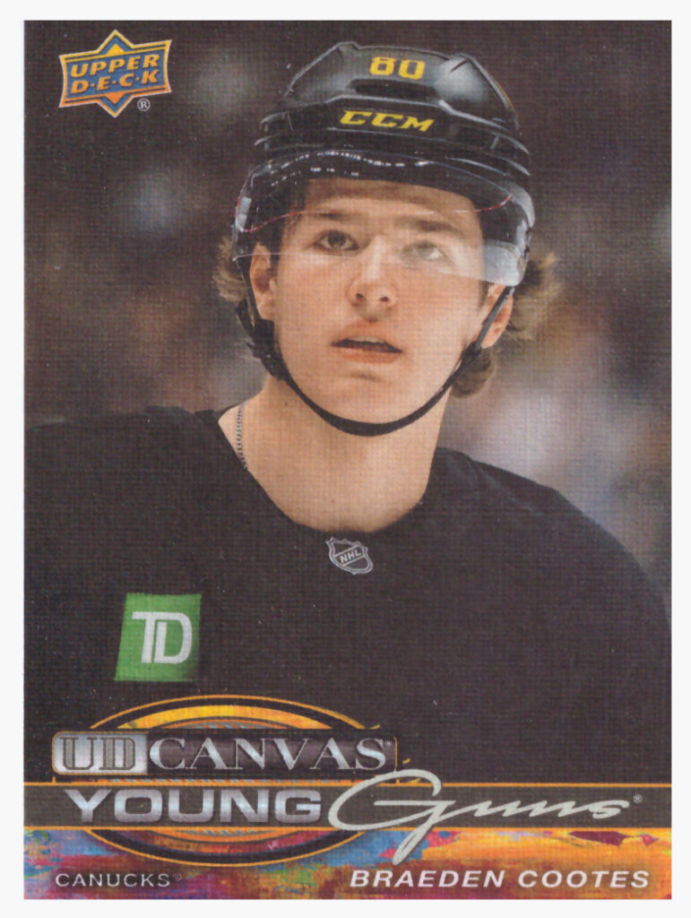2025/26 Upper Deck Series 2 – Braeden Cootes Vancouver Canucks C-238