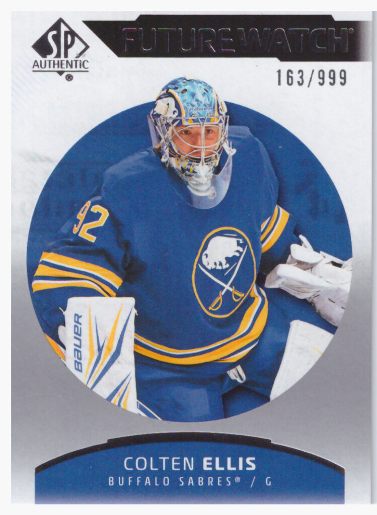 2025/26 SP Authentic – Colten Ellis Buffalo Sabres 161   /999
