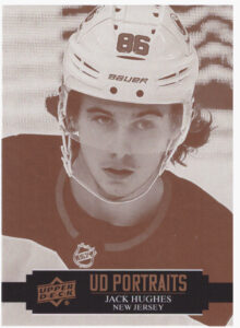 2021/22 Upper Deck Series 1 – Jack Hughes New Jersey Devils P-8