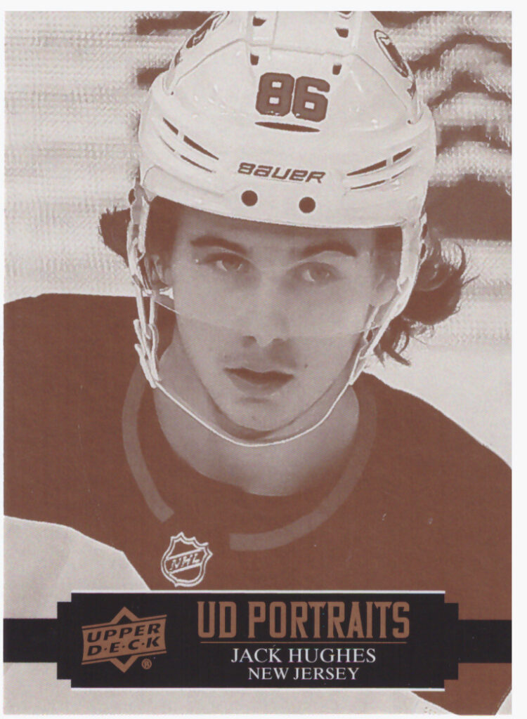 2021/22 Upper Deck Series 1 – Jack Hughes New Jersey Devils P-8