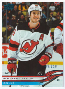 2025/26 Upper Deck Series 2 – Jack Hughes New Jersey Devils 351   /250