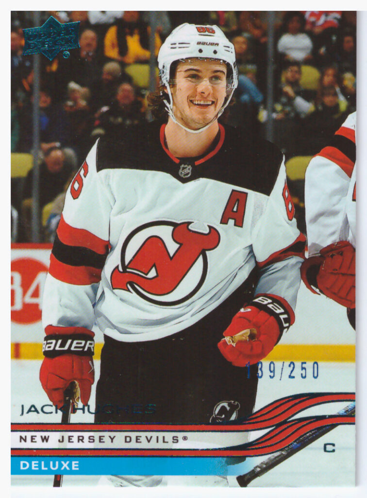 2025/26 Upper Deck Series 2 – Jack Hughes New Jersey Devils 351   /250