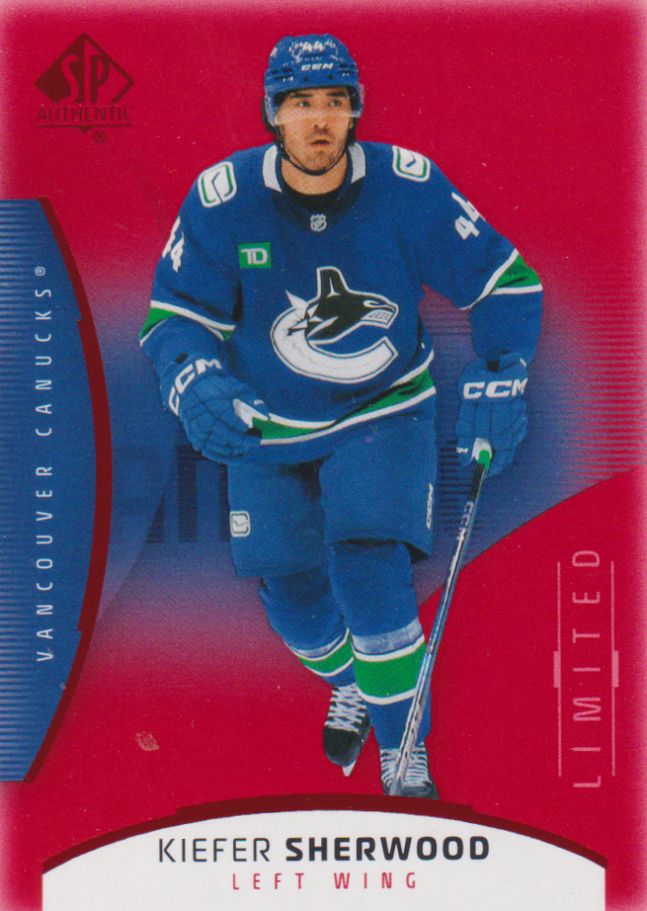 2025/26 SP Authentic – Kiefer Sherwood Vancouver Canucks 81