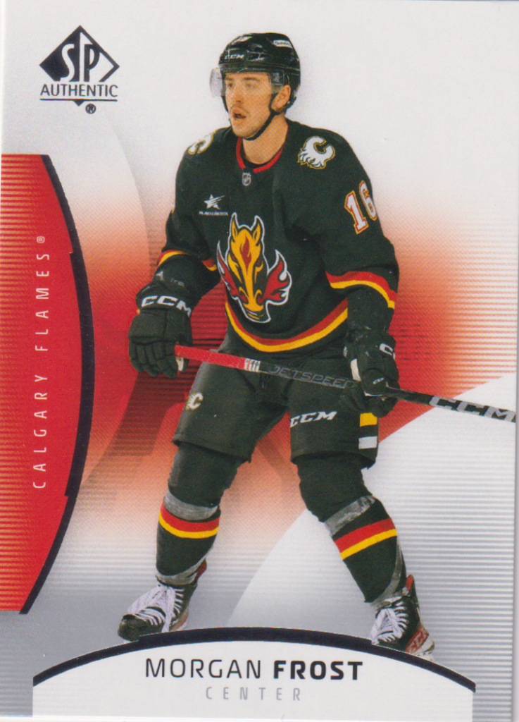 2025/26 SP Authentic – Morgan Frost Calgary Flames 4