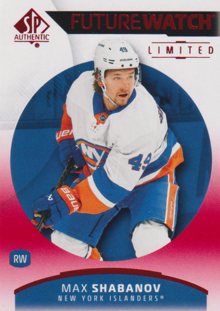 2025/26 SP Authentic – Max Shabanov New York Islanders 189