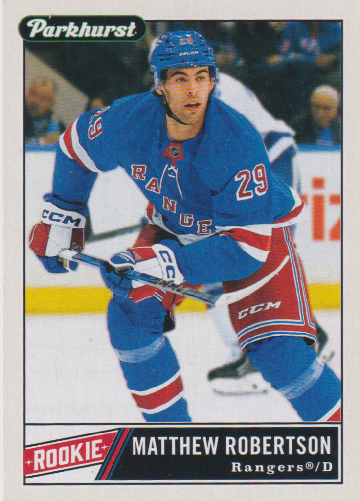 2025/26 Parkhurst – Matthew Robertson New York Rangers 230