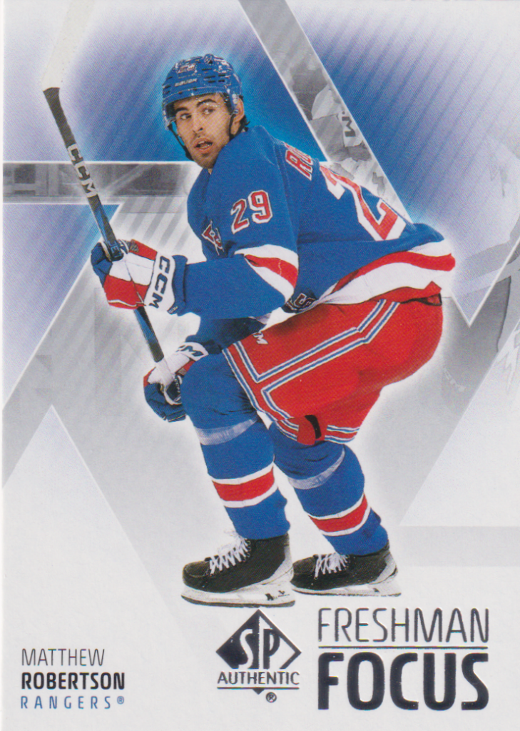 2025/26 SP Authentic – Matthew Robertson New York Rangers FF-37