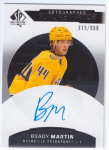 2025/26 SP Authentic – Brady Martin Nashville Predators 171   /999