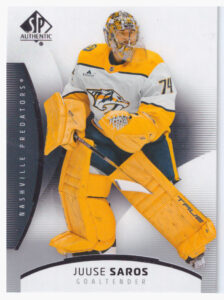 2025/26 SP Authentic – Juuse Saros Nashville Predators 90