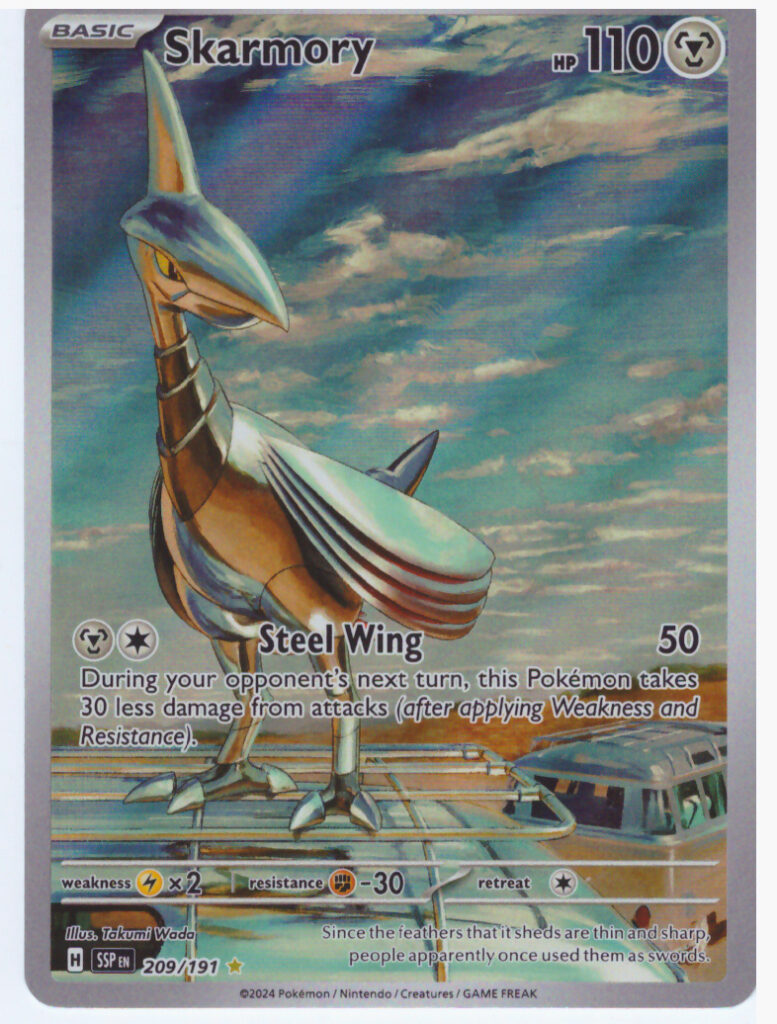 Scarlet & Violet 8: Surging Sparks – Skarmory 209