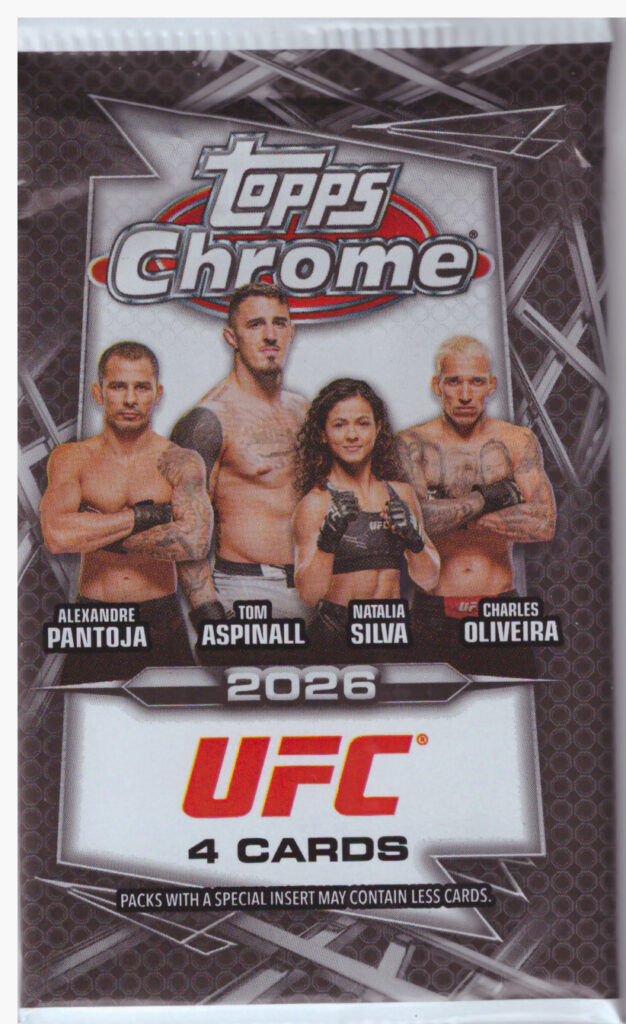 2026 Topps Chrome UFC blaster balíček