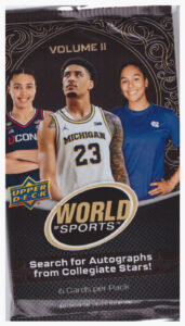 2025 UD World of Sports Volume 2 blaster balíček