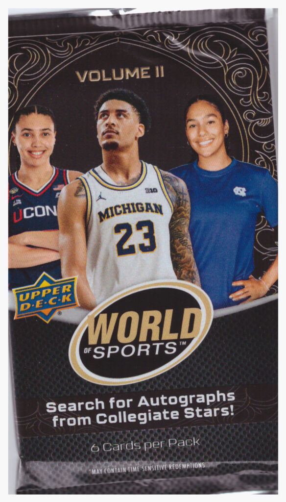 2025 UD World of Sports Volume 2 blaster balíček