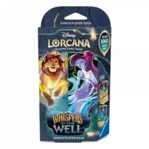 Disney Lorcana 10: Whispers in the Well starter deck – Amber and Emerald