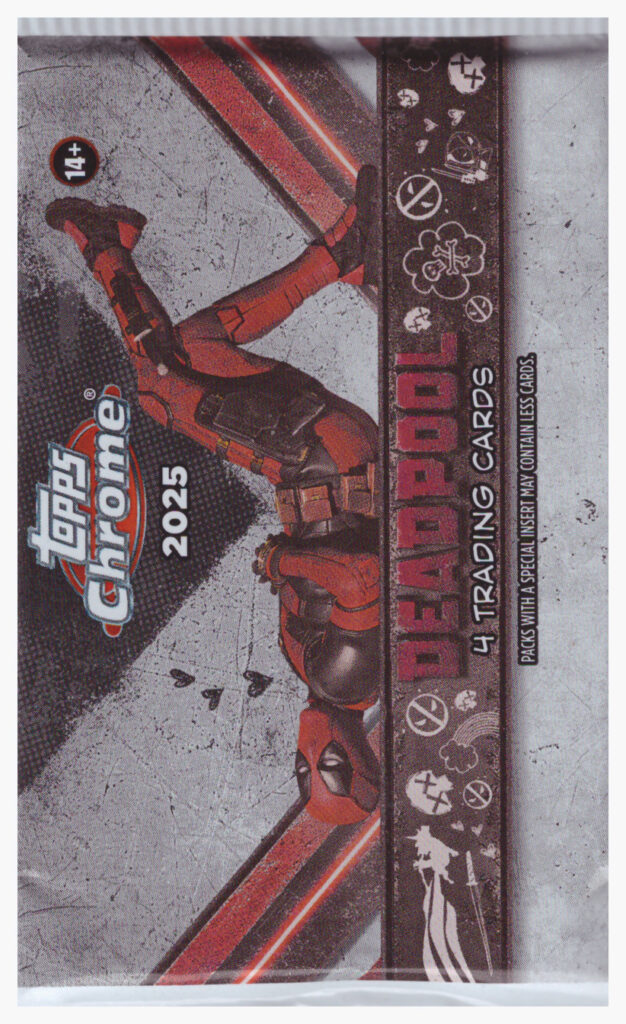 2025 Topps Chrome Deadpool blaster balíček