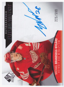 2025/26 SP Authentic – Michael Brandsegg-Nygard Detroit Red Wings 174   /599