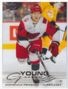 2025/26 Upper Deck Series 2 – Domenick Fensore Carolina Hurricanes 495