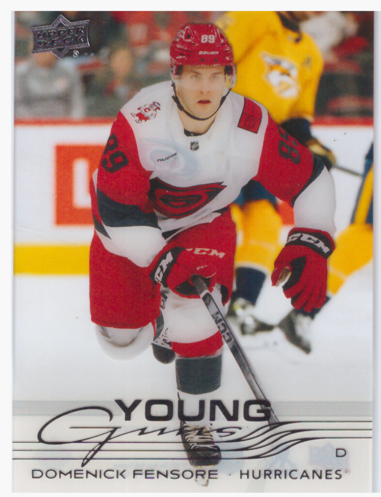2025/26 Upper Deck Series 2 – Domenick Fensore Carolina Hurricanes 495