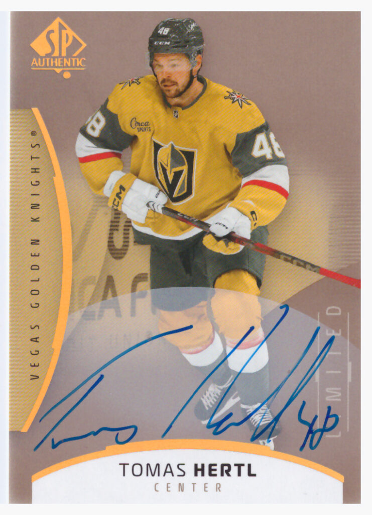 2025/26 SP Authentic – Tomáš Hertl Las Vegas Golden Knights 61
