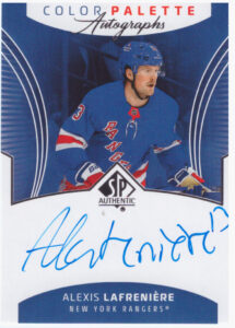 2025/26 SP Authentic – Alexis Lafreniere New York Rangers CP-AL