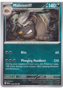 Mega Evolution 5.0: Black Pitch – Mabosstiff 058