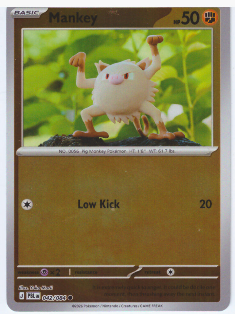 Mega Evolution 5.0: Black Pitch – Mankey 042