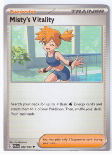 Mega Evolution 5.0: Black Pitch – Misty´s Vitality 080