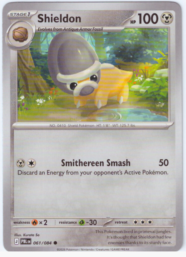 Mega Evolution 5.0: Black Pitch – Shieldon 061