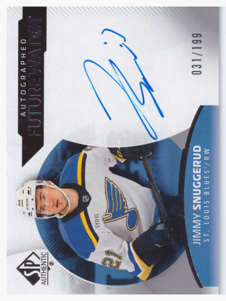 2025/26 SP Authentic – Jimmy Snuggerud St.Louis Blues 132   /199