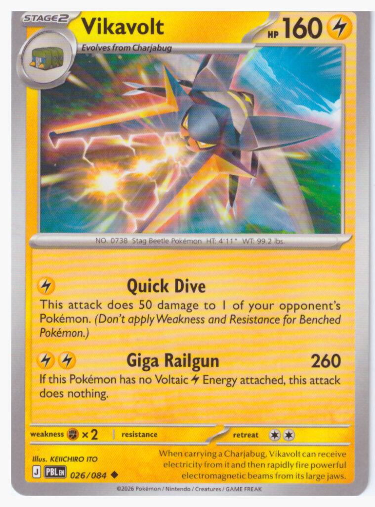Mega Evolution 5.0: Black Pitch – Vikavolt 026