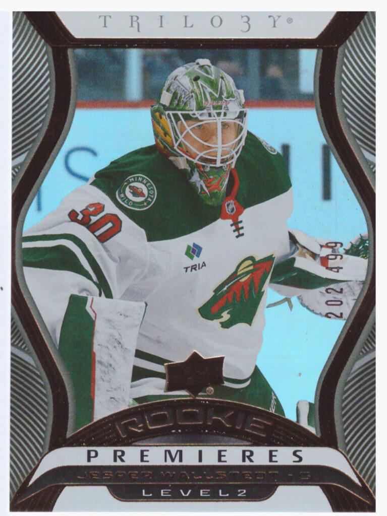 2024/25 UD Extended – Jesper Wallstedt Minnesota Wild T-14   /499