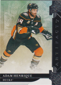 2019/20 Artifacts – Adam Henrique Anaheim Ducks 12