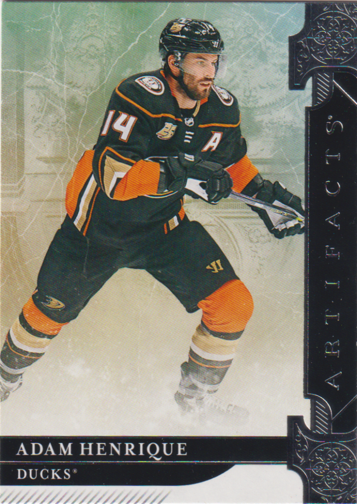 2019/20 Artifacts – Adam Henrique Anaheim Ducks 12