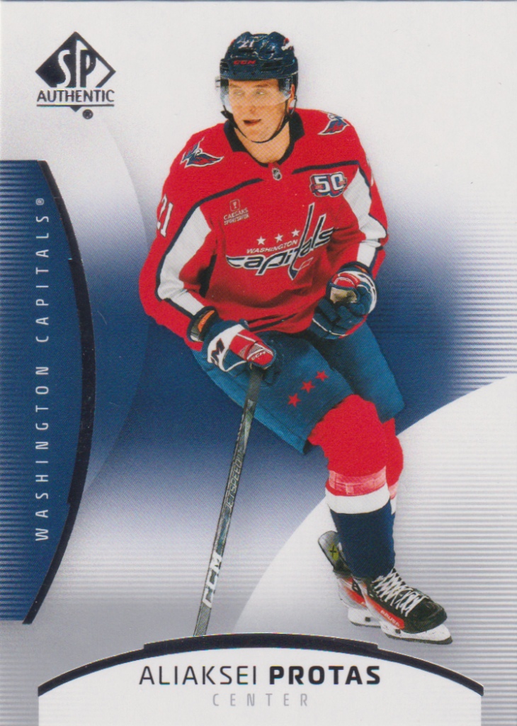 2025/26 SP Authentic – Aliaksei Protas Washington Capitals 31