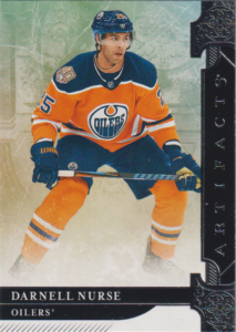 2019/20 Artifacts – Darnell Nurse Edmonton Oilers 22