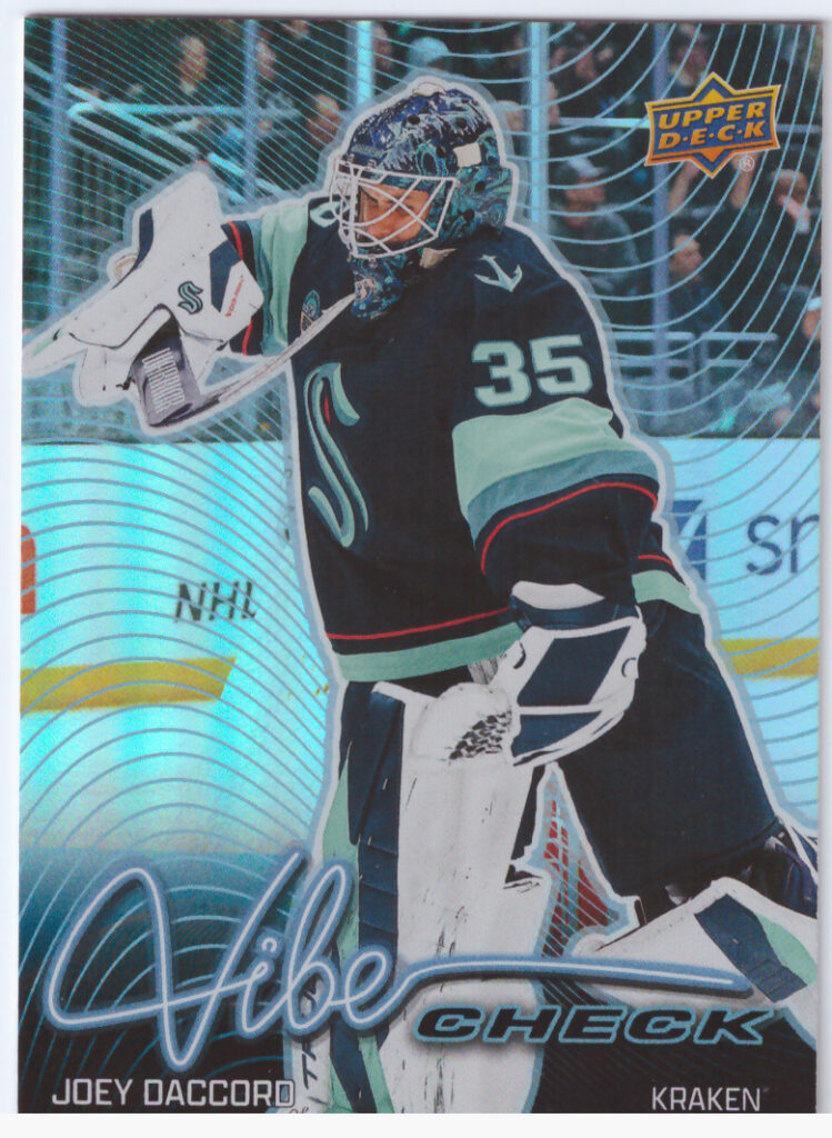 2026/27 Upper Deck Series 1 – Joey Daccord Seattle Kraken VC-6