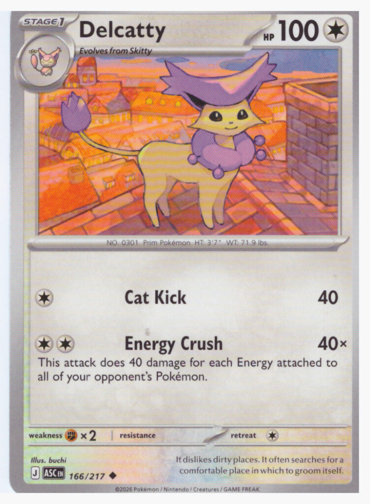 Mega Evolution 2.5: Ascended Heroes – Delcatty 166